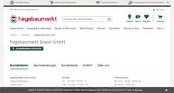 Desktop Screenshot of hagebaumarkt-soest.de